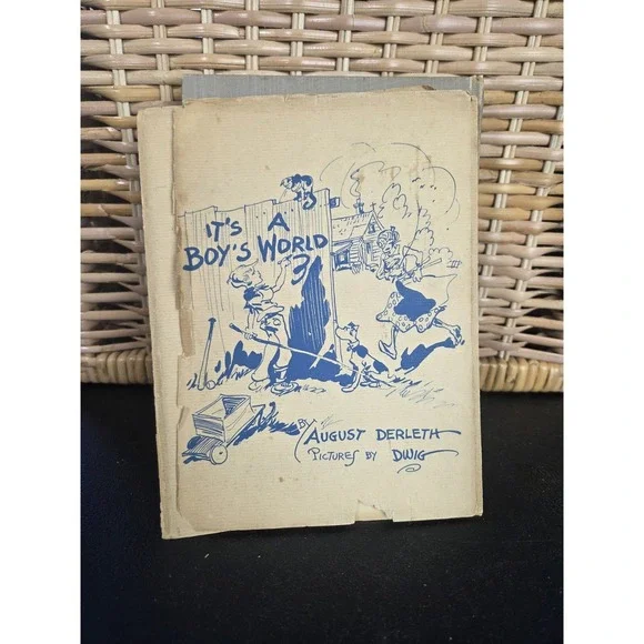 Signed By DWIG, IT'S A BOY'S WORLD, 1948, 1st Hardcover - Picture 11 of 12